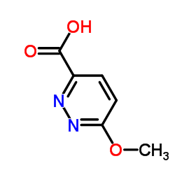 6-甲氧基哒嗪-3-羧酸结构式