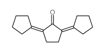 2, 5-Dicyclopentylidene-1-cyclopentanone structure