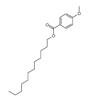 4-Methoxybenzoic acid dodecyl ester结构式
