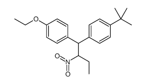 1-tert-butyl-4-[1-(4-ethoxyphenyl)-2-nitrobutyl]benzene Structure