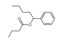 butyric acid-(1-phenyl-pentyl ester) Structure