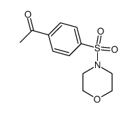 1-[4-(MORPHOLINE-4-SULFONYL)-PHENYL]-ETHANONE Structure