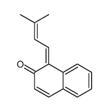 1-(3-methylbut-2-enylidene)naphthalen-2-one Structure