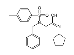 2-[benzyl-(4-methylphenyl)sulfonylamino]-N-cyclopentylacetamide Structure