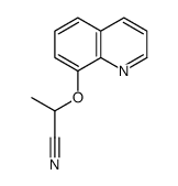 2-quinolin-8-yloxypropanenitrile Structure