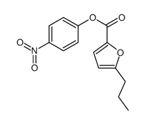 4-nitrophenyl 5-n-propyl-2-furoate结构式
