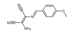 N-(4-Methoxybenzyl)-diaminomaleonitril结构式