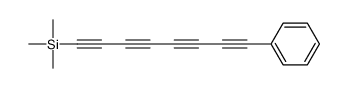 trimethyl(8-phenylocta-1,3,5,7-tetraynyl)silane Structure