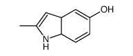1H-Indol-5-ol, 3a,7a-dihydro-2-methyl- (9CI)结构式