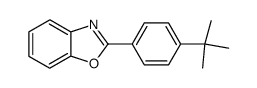 2-(4-(tert-butyl)phenyl)benzo[d]oxazole结构式