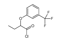 2-[3-(trifluoromethyl)phenoxy]butanoyl chloride structure