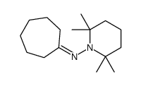 N-(2,2,6,6-tetramethylpiperidin-1-yl)cycloheptanimine结构式