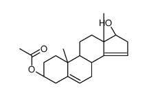 [(3R,8R,9S,10R,13S,17S)-17-hydroxy-10,13-dimethyl-2,3,4,7,8,9,11,12,16,17-decahydro-1H-cyclopenta[a]phenanthren-3-yl] acetate Structure