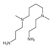 N,N'-bis(3-aminopropyl)-N,N'-dimethylbutane-1,4-diamine Structure