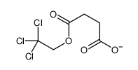 4-oxo-4-(2,2,2-trichloroethoxy)butanoate Structure