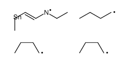 N-ethyl-2-tributylstannylbutan-1-imine结构式