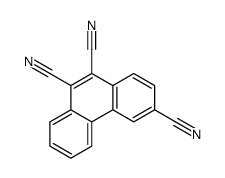 phenanthrene-3,9,10-tricarbonitrile结构式