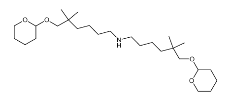 bis-(5,5-dimethyl-6-tetrahydropyranyloxyhexyl)-amine结构式