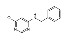 N-benzyl-6-methoxypyrimidin-4-amine结构式