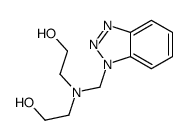 2,2'-[(1H-benzotriazol-1-ylmethyl)imino]bisethanol Structure