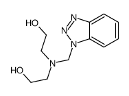 2,2'-[(1H-benzotriazol-1-ylmethyl)imino]bisethanol structure