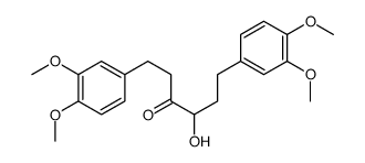 1,6-bis(3,4-dimethoxyphenyl)-4-hydroxyhexan-3-one Structure