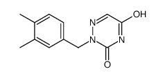 2-[(3,4-dimethylphenyl)methyl]-1,2,4-triazine-3,5-dione结构式