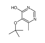 6-methyl-5-[(2-methylpropan-2-yl)oxy]-1H-pyrimidin-4-one Structure