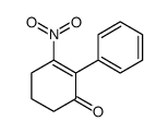 3-nitro-2-phenylcyclohex-2-en-1-one Structure