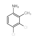 3,4-二氯-2-甲基苯胺结构式