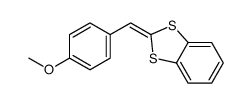 2-[(4-methoxyphenyl)methylidene]-1,3-benzodithiole Structure