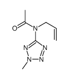N-(2-methyltetrazol-5-yl)-N-prop-2-enylacetamide结构式