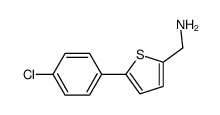 5-aminomethyl-2-(4-chlorophenyl)thiophene Structure