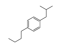 1-butyl-4-(2-methylpropyl)benzene Structure