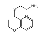 2-[(3-ethoxypyridin-2-yl)methylsulfanyl]ethanamine结构式