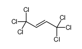 1,1,1,4,4,4-hexachlorobut-2-ene Structure