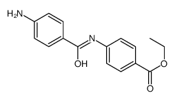 ethyl 4-[(4-aminobenzoyl)amino]benzoate结构式