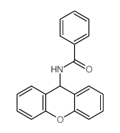 N-(9H-xanthen-9-yl)benzamide Structure