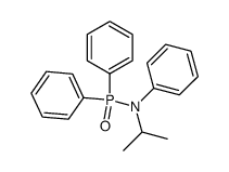 N-isopropyl-N,P,P-triphenylphosphinic amide结构式