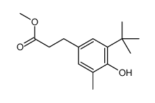 Methyl 3-(3-tert-butyl-4-hydroxy-5-methylphenyl)propionate Structure