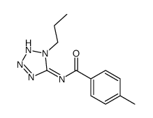 Benzamide, 4-methyl-N-(1-propyl-1H-tetrazol-5-yl)- (9CI)结构式