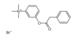 N,N,N-Trimethyl-3-(2-phenylacetoxy)anilinium bromide Structure