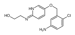 2-[[5-[(5-amino-2-chlorophenyl)methoxy]pyridin-2-yl]amino]ethanol Structure