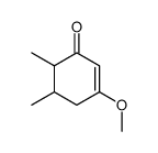 2-Cyclohexen-1-one,3-methoxy-5,6-dimethyl-(9CI) structure