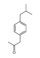 1-[4-(2-methylpropyl)phenyl]propan-2-one结构式