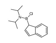 N-[chloro(1H-inden-1-yl)boranyl]-N-propan-2-ylpropan-2-amine结构式