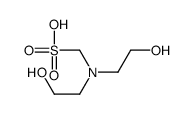 [bis(2-hydroxyethyl)amino]methanesulfonic acid Structure