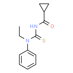 N-{[ethyl(phenyl)amino]carbonothioyl}cyclopropanecarboxamide picture