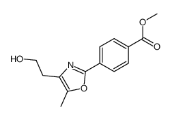 methyl 4-[4-(2-hydroxyethyl)-5-methyl-1,3-oxazol-2-yl]benzoate Structure