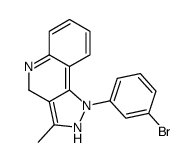 1-(3-bromophenyl)-3-methyl-2,4-dihydropyrazolo[4,3-c]quinoline Structure